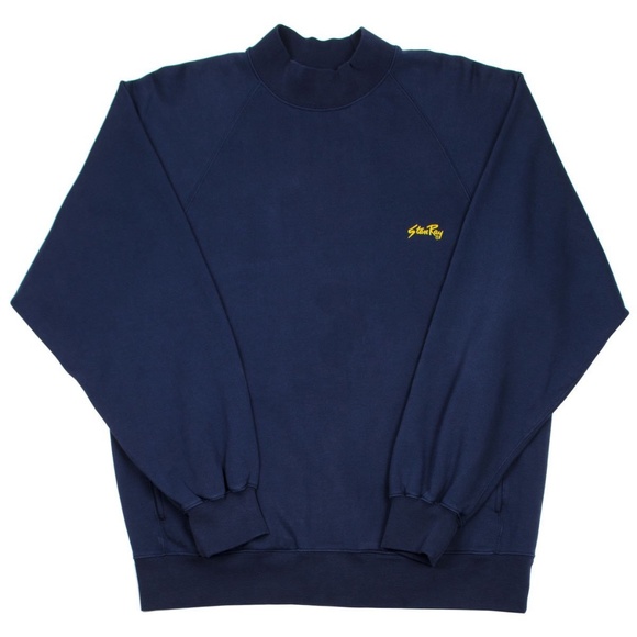 STAN RAY ROLL NECK SWEAT - NAVY - Picture 1 of 8